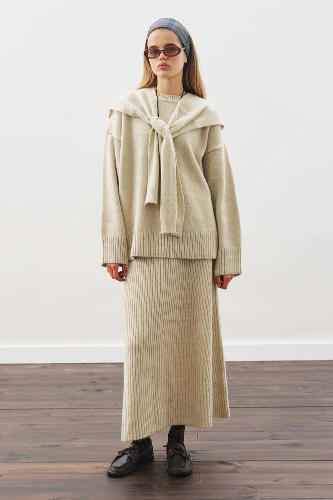 Oversized Knit Sweater (Online only)