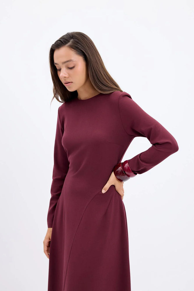 Structured Flared Dress