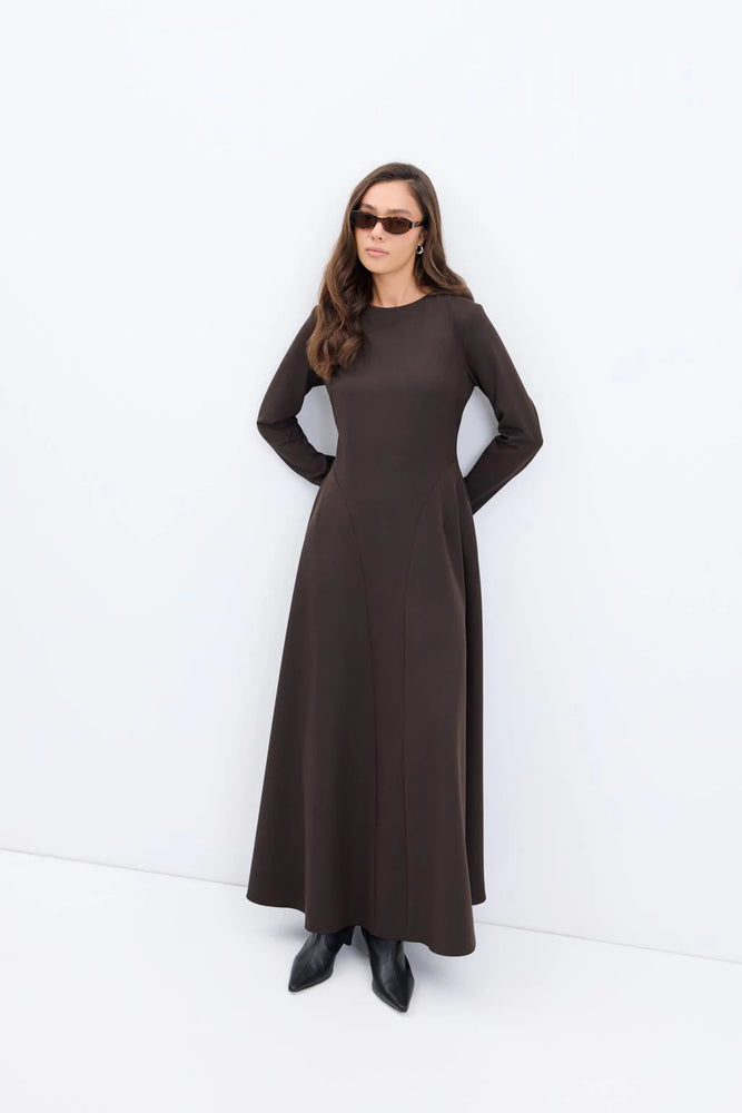 Structured Flared Dress