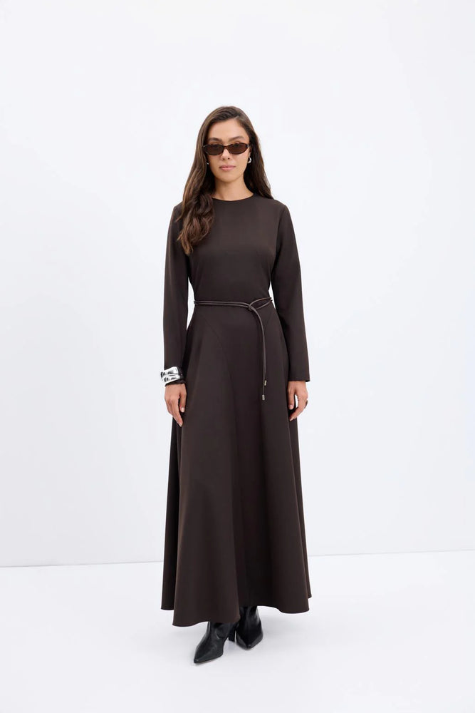 Structured Flared Dress