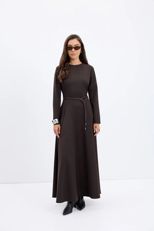 Structured Flared Dress