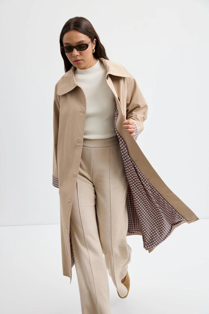 A-line Oversized Trenchcoat