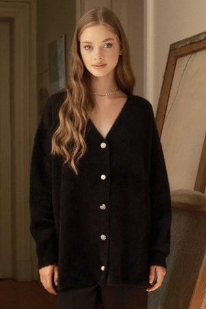 Hooops Elegant Cardigan Black