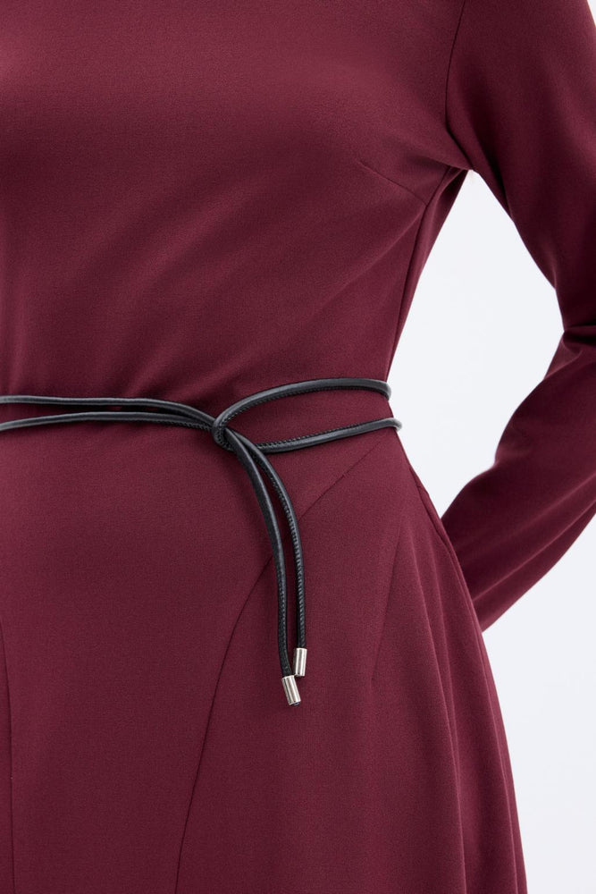 Structured Flared Dress