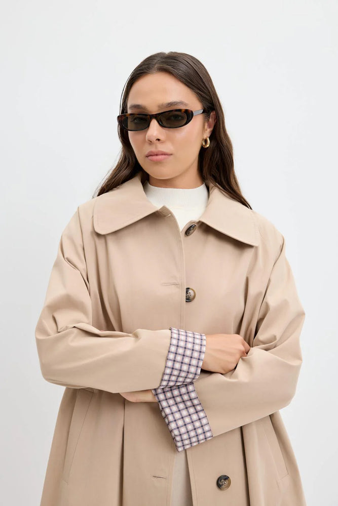 A-line Oversized Trenchcoat