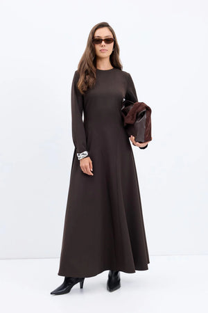 Structured Flared Dress