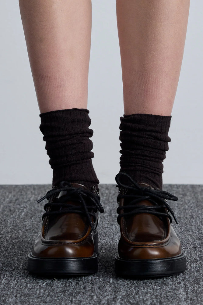 Ribbed Long Socks (Online only)