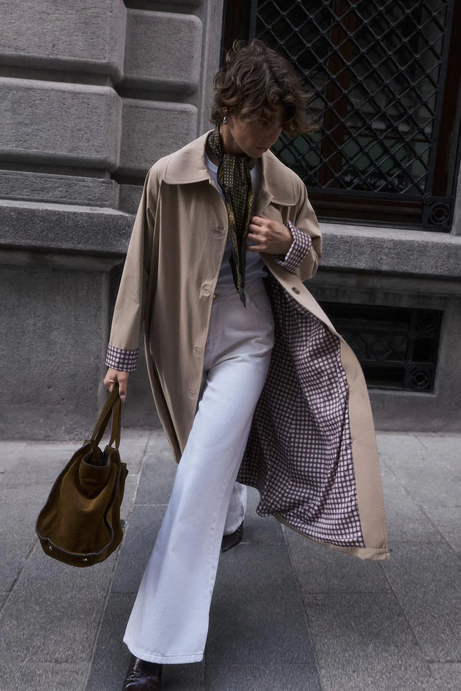 A-line Oversized Trenchcoat