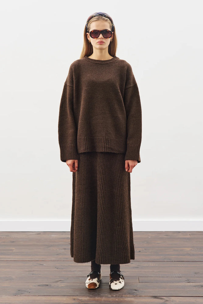 Knit Flared Skirt (Online only)