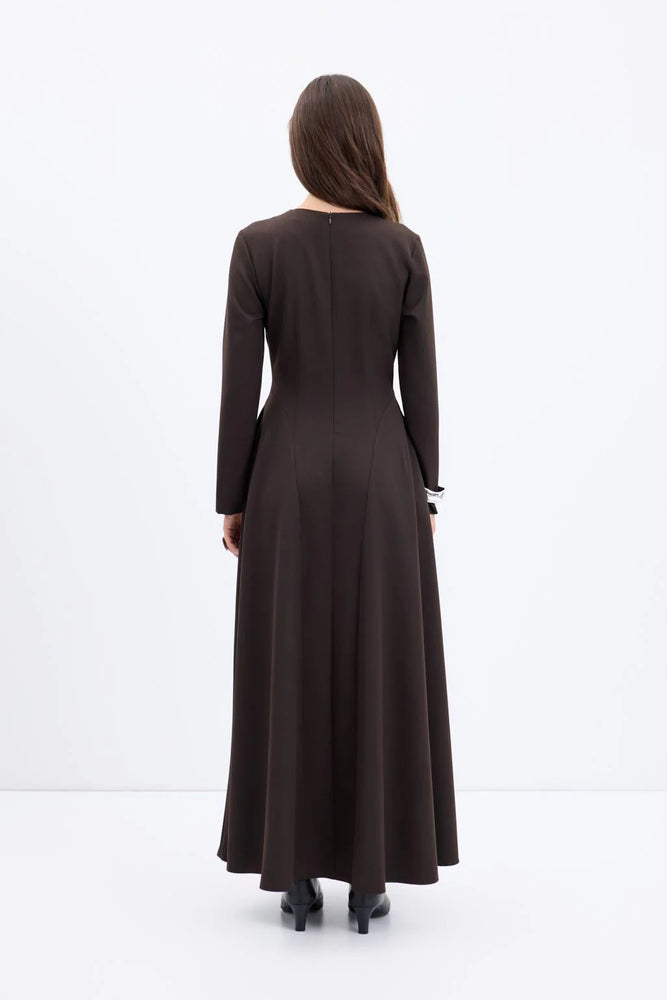 Structured Flared Dress