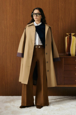 A-line Oversized Trenchcoat
