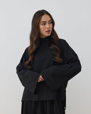 Loose Turtleneck Top