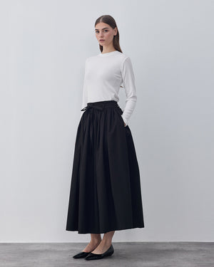 Gabardine Balloon Skirt