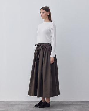 Gabardine Balloon Skirt