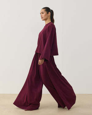 Aybikestil Culotte Burgundy