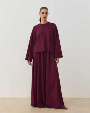 Aybikestil Culotte Burgundy