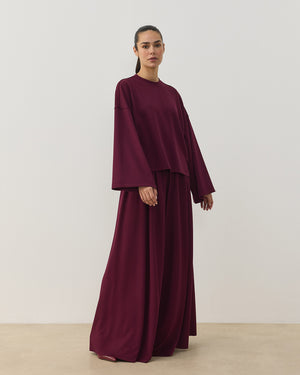 Aybikestil Culotte Burgundy