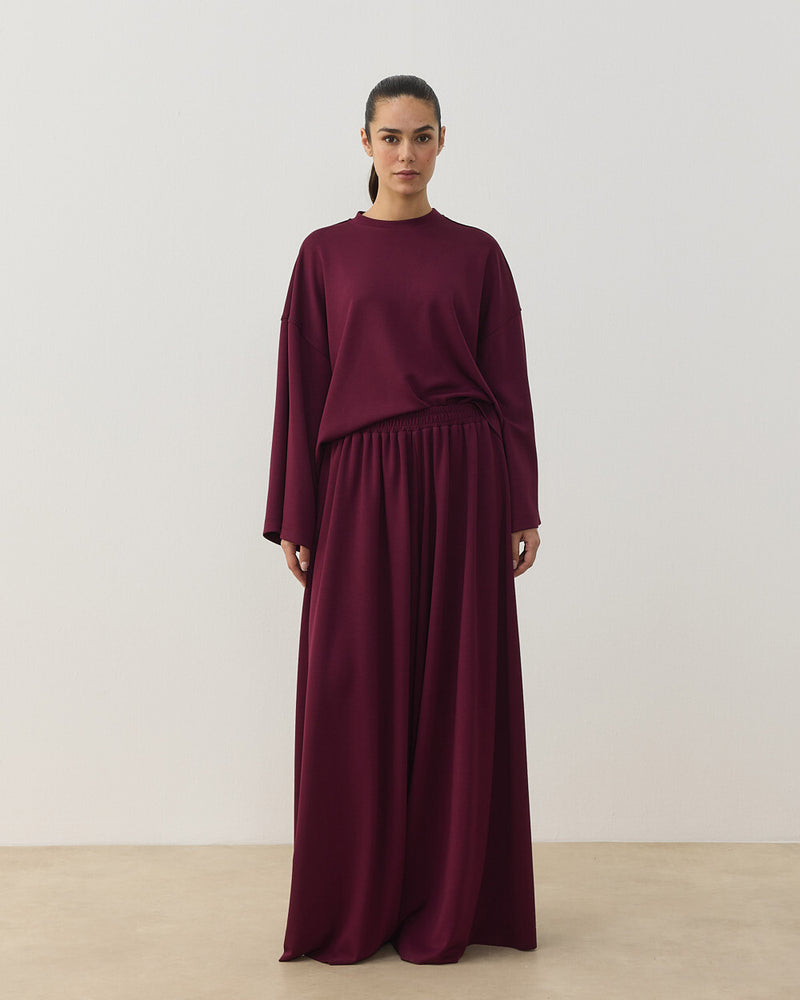 Aybikestil Culotte Burgundy