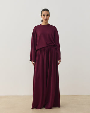 Aybikestil Culotte Burgundy