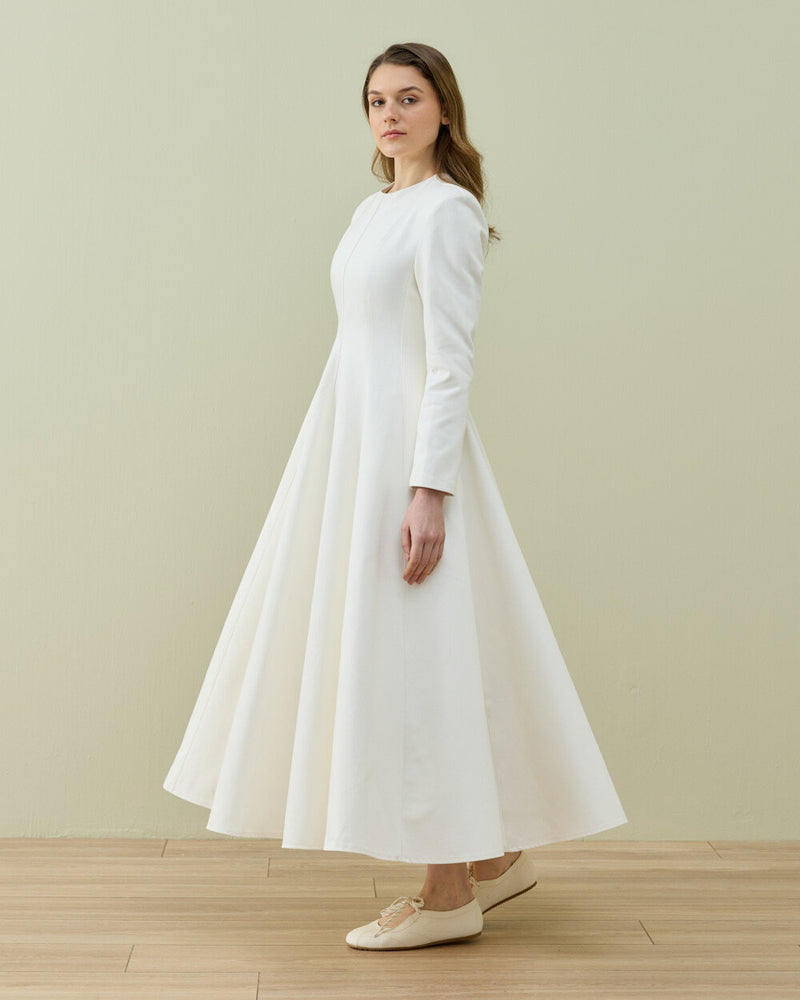 Flared Denim Dress – Romosa