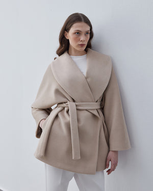 Wide Collar Cachet Coat