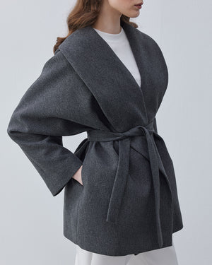 Premium Cachet Belted Coat