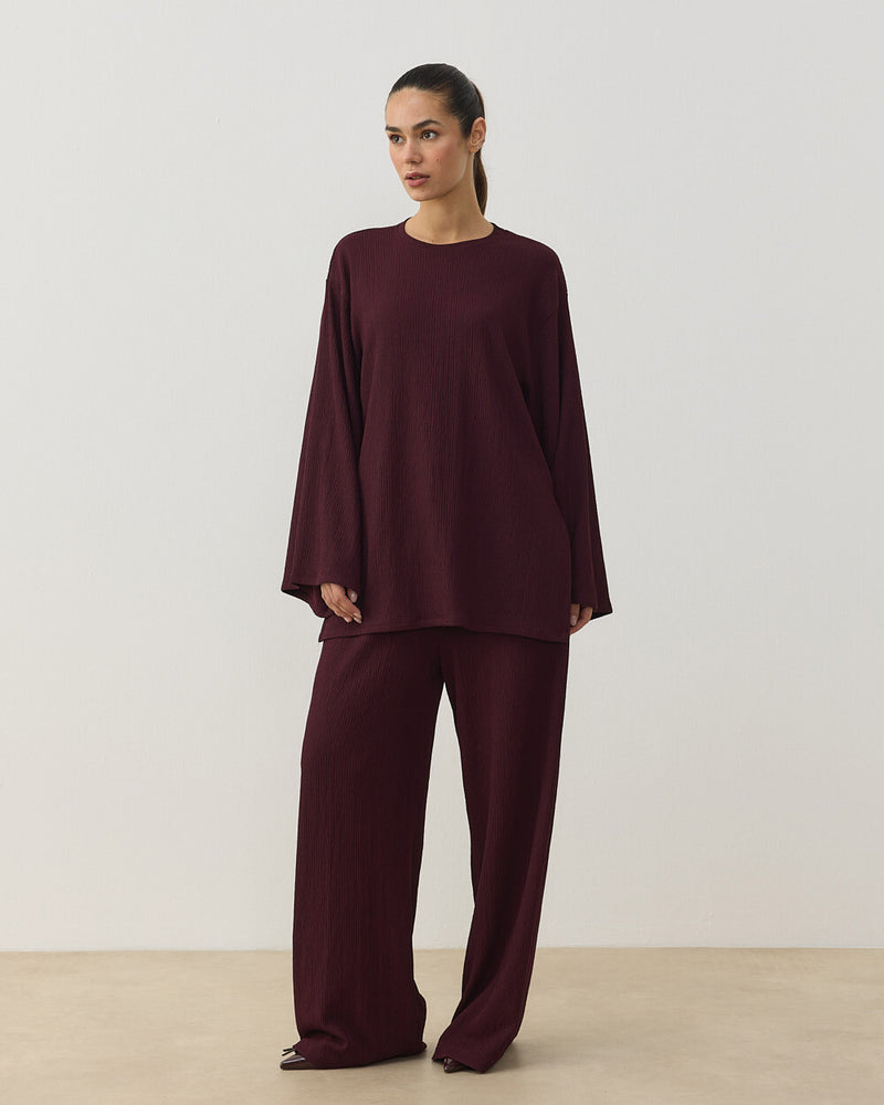 Wrinkled Loose Twinset