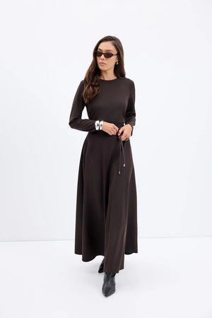 Structured Flared Dress