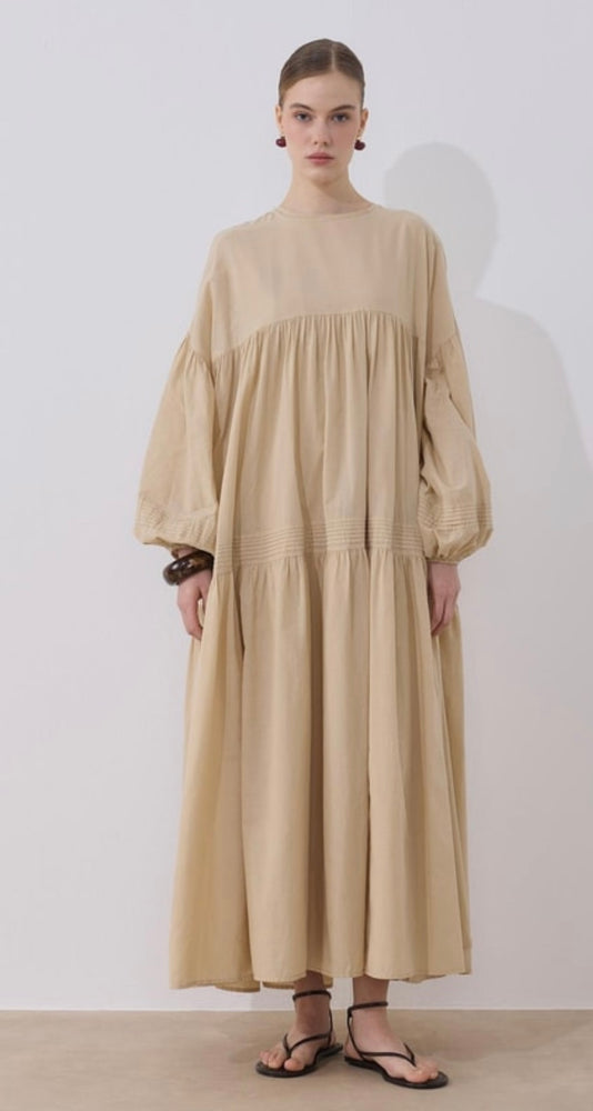 Wide Poplin Dress