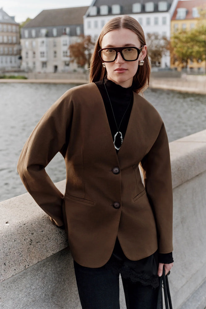 Puff Sleeve Blazer (Online only)