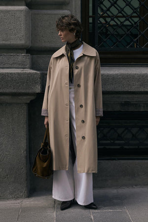 A-line Oversized Trenchcoat