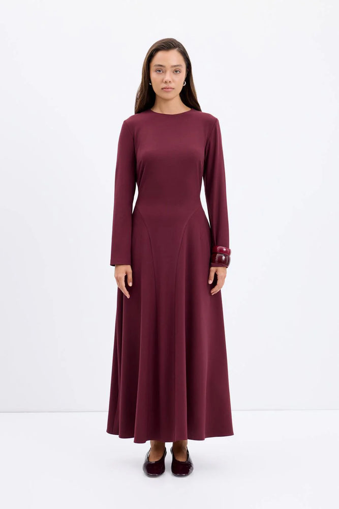 Structured Flared Dress