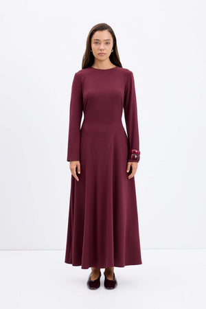 Structured Flared Dress