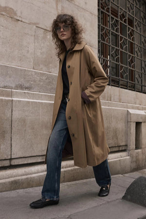 A-line Oversized Trenchcoat