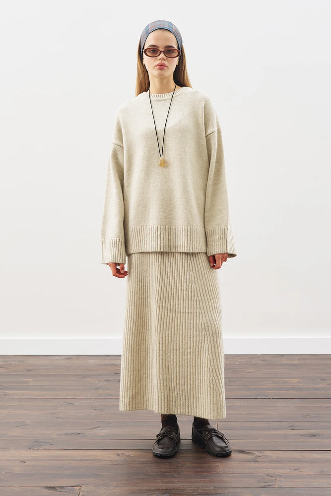 Oversized Knit Sweater (Online only)