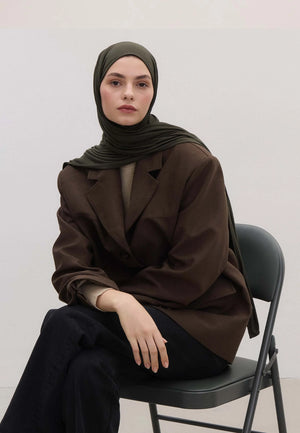 Fresh Scarfs Bamboo Comfort Hijab Anthracite