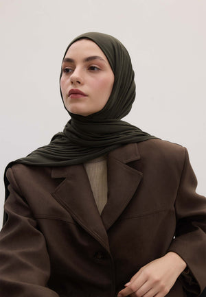 Fresh Scarfs Bamboo Comfort Hijab Anthracite
