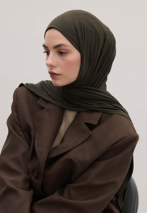Fresh Scarfs Bamboo Comfort Hijab Anthracite