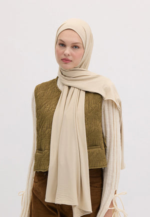 Fresh Scarfs Bamboo Comfort Hijab Beige