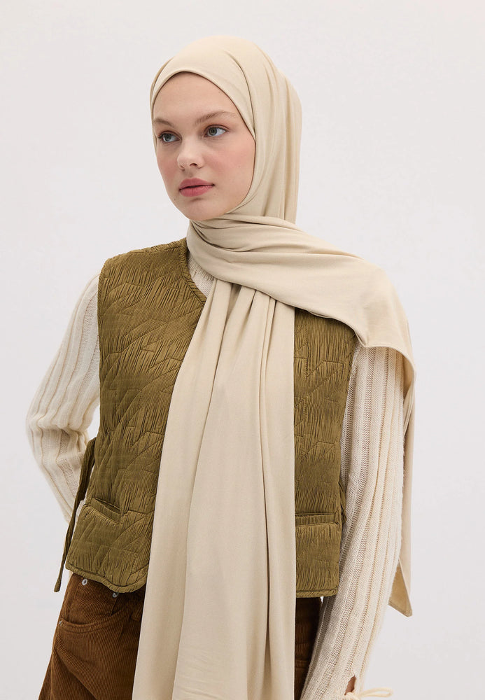 Fresh Scarfs Bamboo Comfort Hijab Beige
