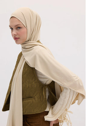 Fresh Scarfs Bamboo Comfort Hijab Beige