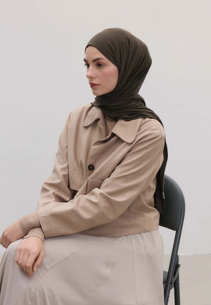 Fresh Scarfs Bamboo Comfort Hijab Charcoal