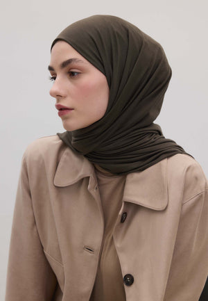 Fresh Scarfs Bamboo Comfort Hijab Charcoal