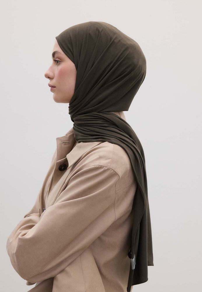 Fresh Scarfs Bamboo Comfort Hijab Charcoal