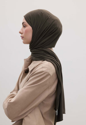 Fresh Scarfs Bamboo Comfort Hijab Charcoal
