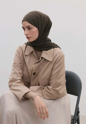 Fresh Scarfs Bamboo Comfort Hijab Charcoal