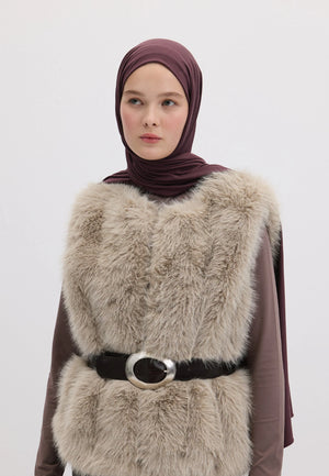 Fresh Scarfs Bamboo Comfort Hijab Damson Purple
