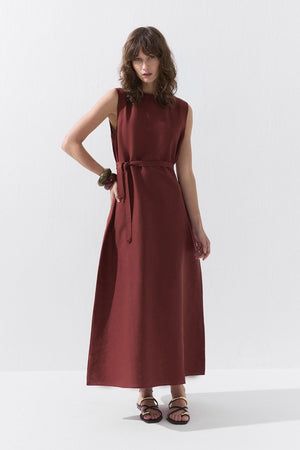 A-line Linen Dress