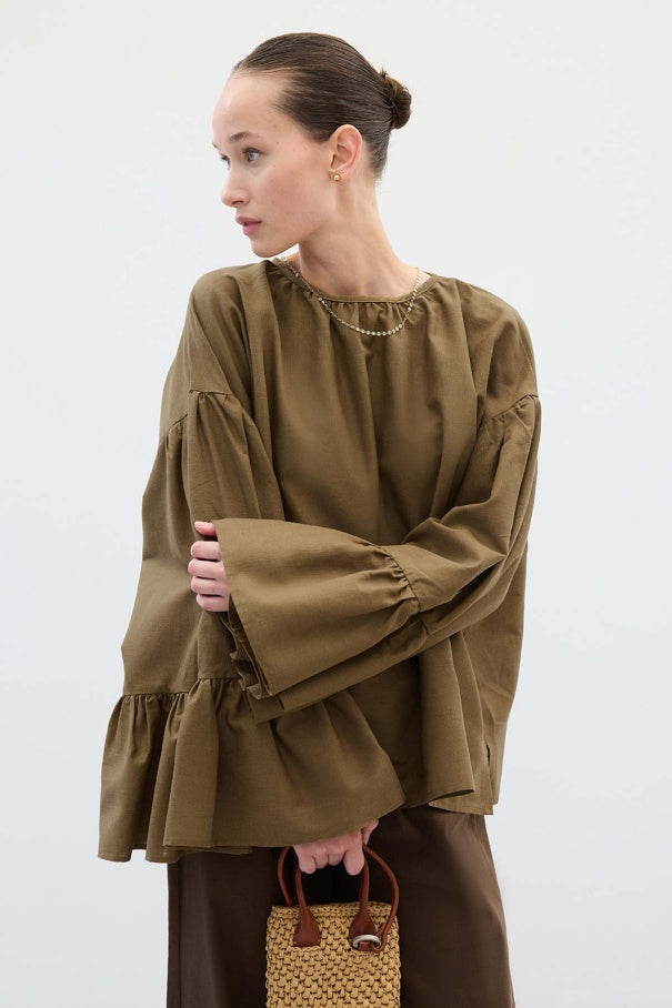 Flywheel Tunic Sleeve Khaki