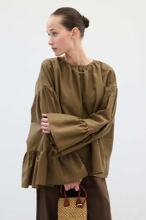 Flywheel Tunic Sleeve Khaki